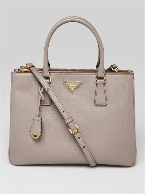 prada saffiano lux tote argilla medium